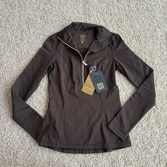 Women’s Goldbergh Ski Pully SERENA PULLY BASE LAYER TOP Dark Brown NWT - Picture 1 of 2